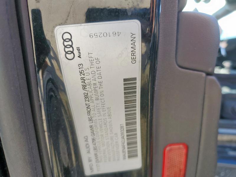 2018 AUDI A4 PREMIUM #3290078273