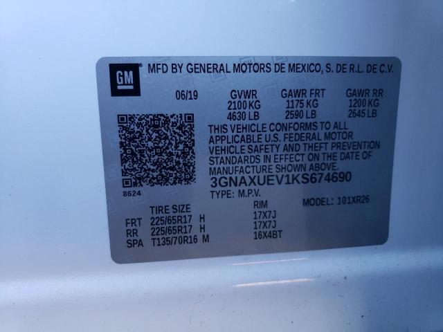 2019 CHEVROLET EQUINOX LT #3293393428