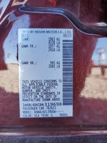 2024 NISSAN ALTIMA SV #3294059272