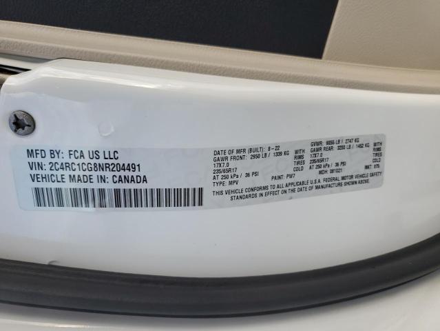 2022 CHRYSLER VOYAGER LX #3308279170