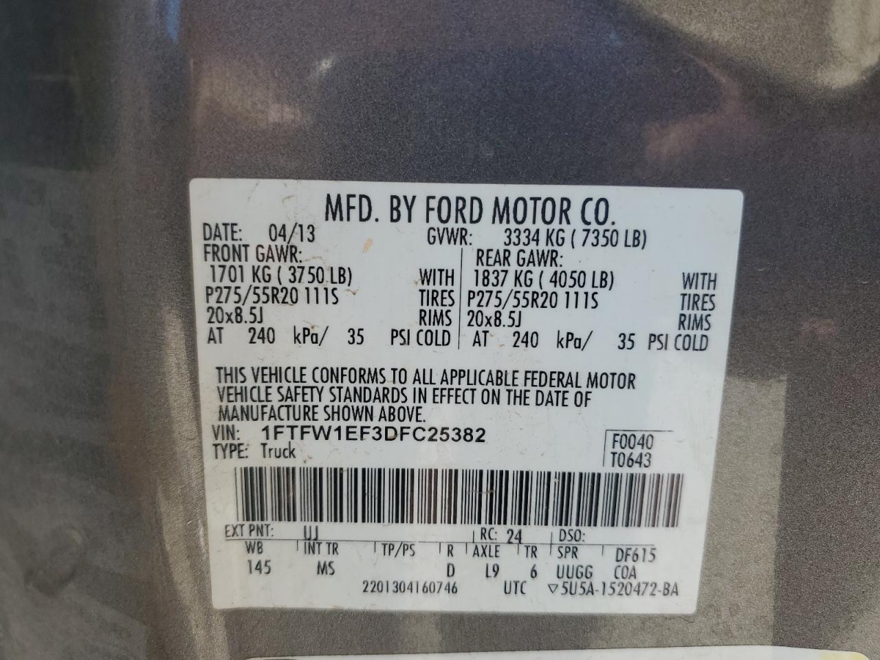 FORD F-150 SUPERCREW