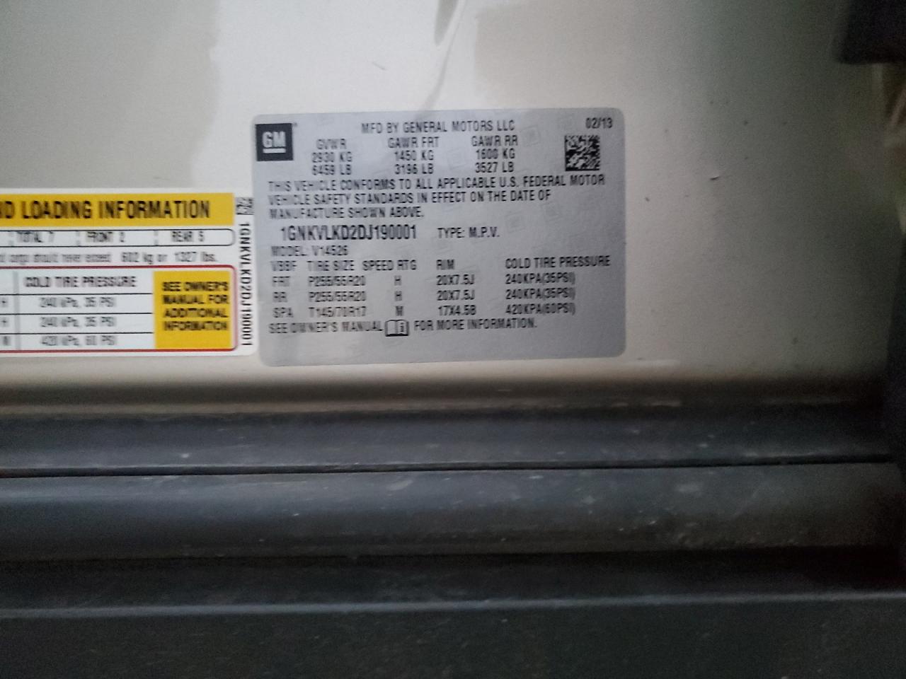 CHEVROLET TRAVERSE LTZ