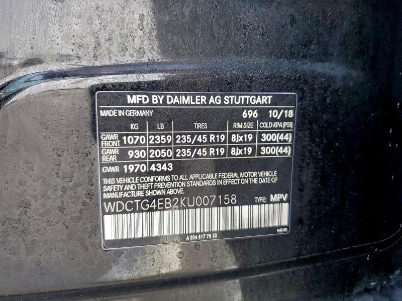 2019 MERCEDES-BENZ GLA 250 #3297082577