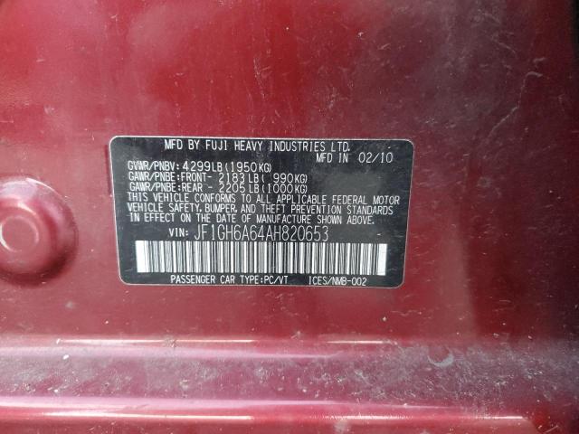 2010 SUBARU IMPREZA 2. #3305323339