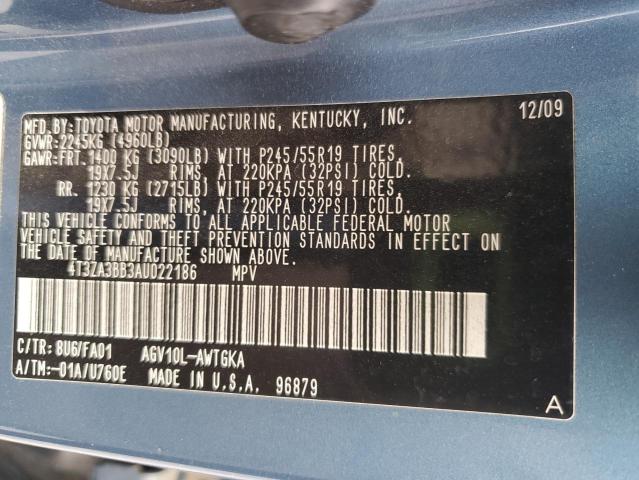 2010 TOYOTA VENZA #3293739950