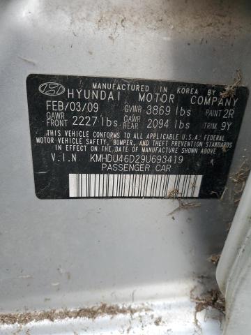 2009 HYUNDAI ELANTRA GL #3296224422
