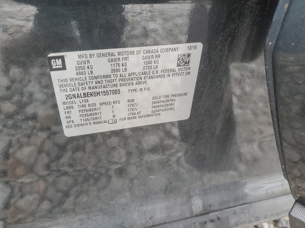 CHEVROLET EQUINOX LS