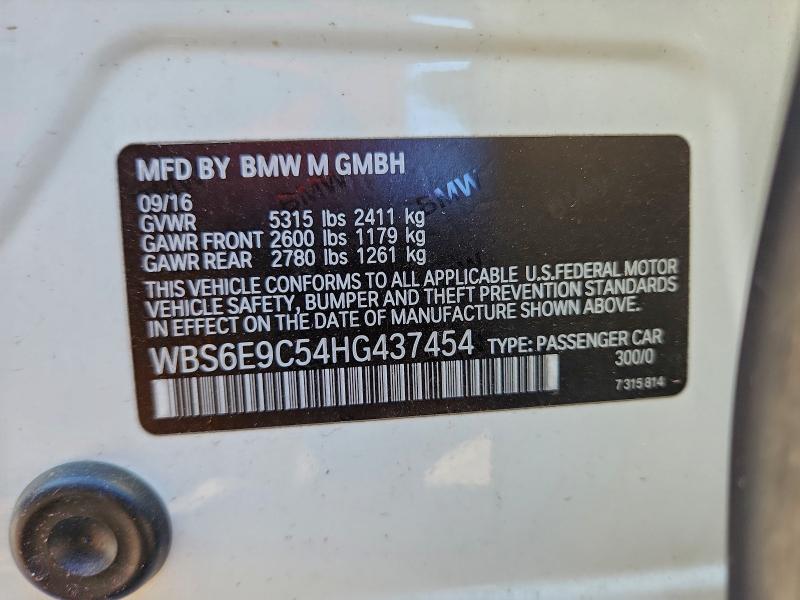 2017 BMW M6 GRAN CO #3301714380