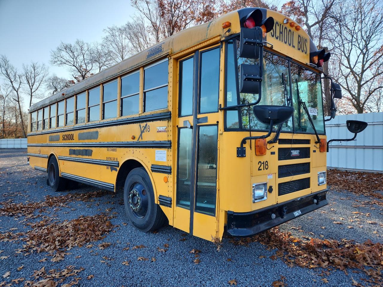 Lot #3287416370 2011 THOMAS SCHOOL BUS