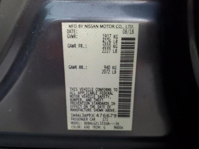 2018 NISSAN ALTIMA 2.5 - 1N4AL3AP9JC476679