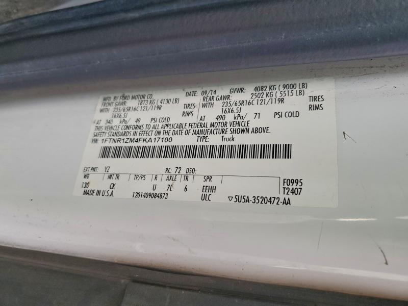 2015 FORD TRANSIT #3303781437