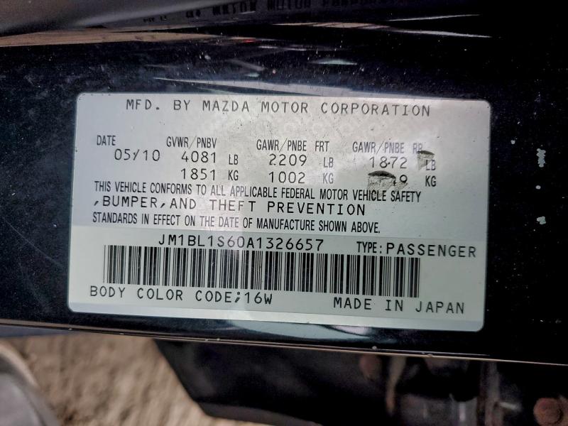 2010 MAZDA 3 S #3301604668