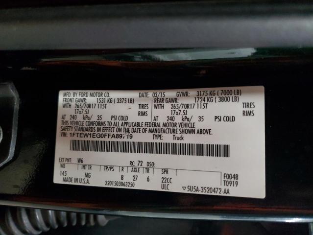 2015 FORD F150 SUPER #3284708996