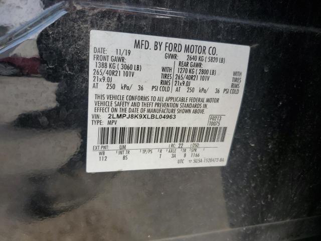 2020 LINCOLN NAUTILUS R #3291411168