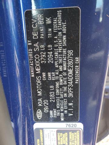 2021 KIA FORTE GT L #3302651032