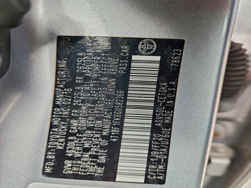 2016 TOYOTA CAMRY LE #3302714062