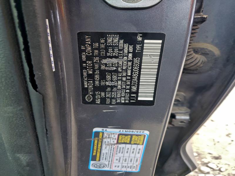 2016 HYUNDAI TUCSON LIM #3302708002