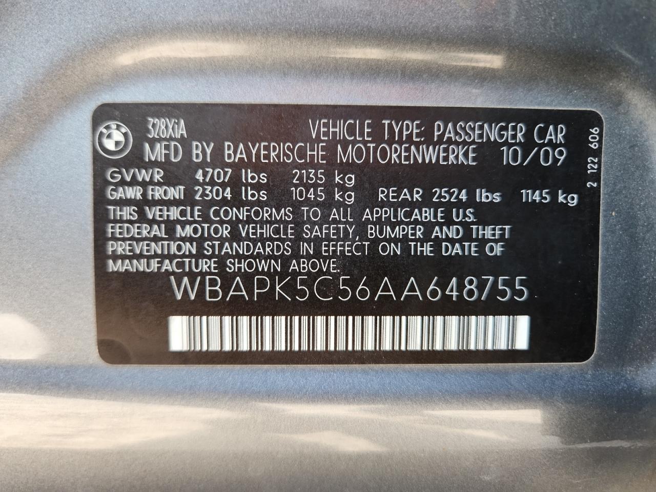 BMW 3 SERIES XI SULEV