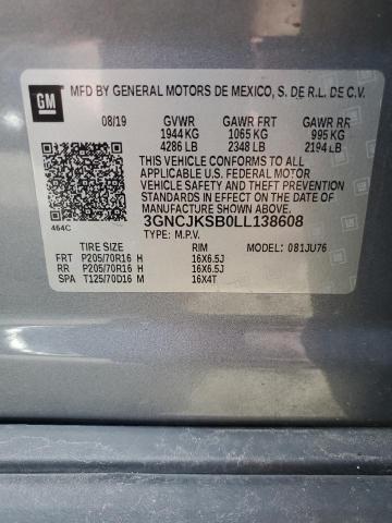 2020 CHEVROLET TRAX LS - 3GNCJKSB0LL138608