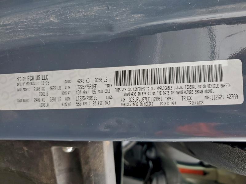 2020 RAM PROMASTER #3302649062