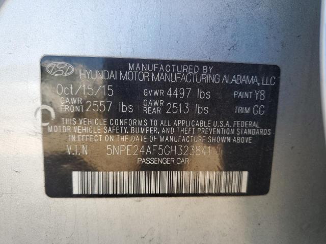 2016 HYUNDAI SONATA SE #3287628039