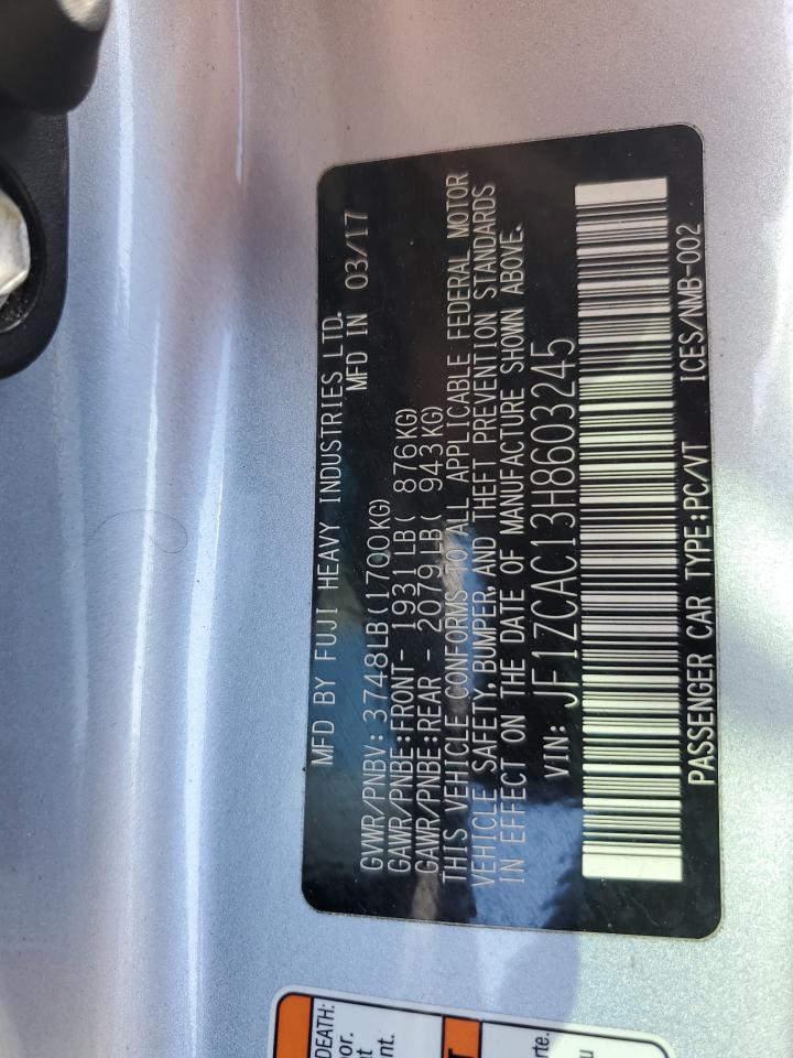 SUBARU BRZ 2.0 LIMITED