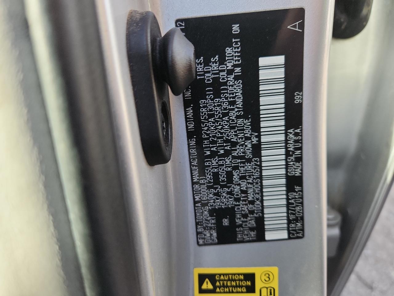 TOYOTA HIGHLANDER LIMITED