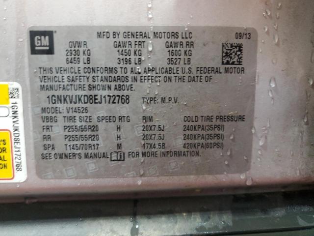 2014 CHEVROLET TRAVERSE L #3287565359