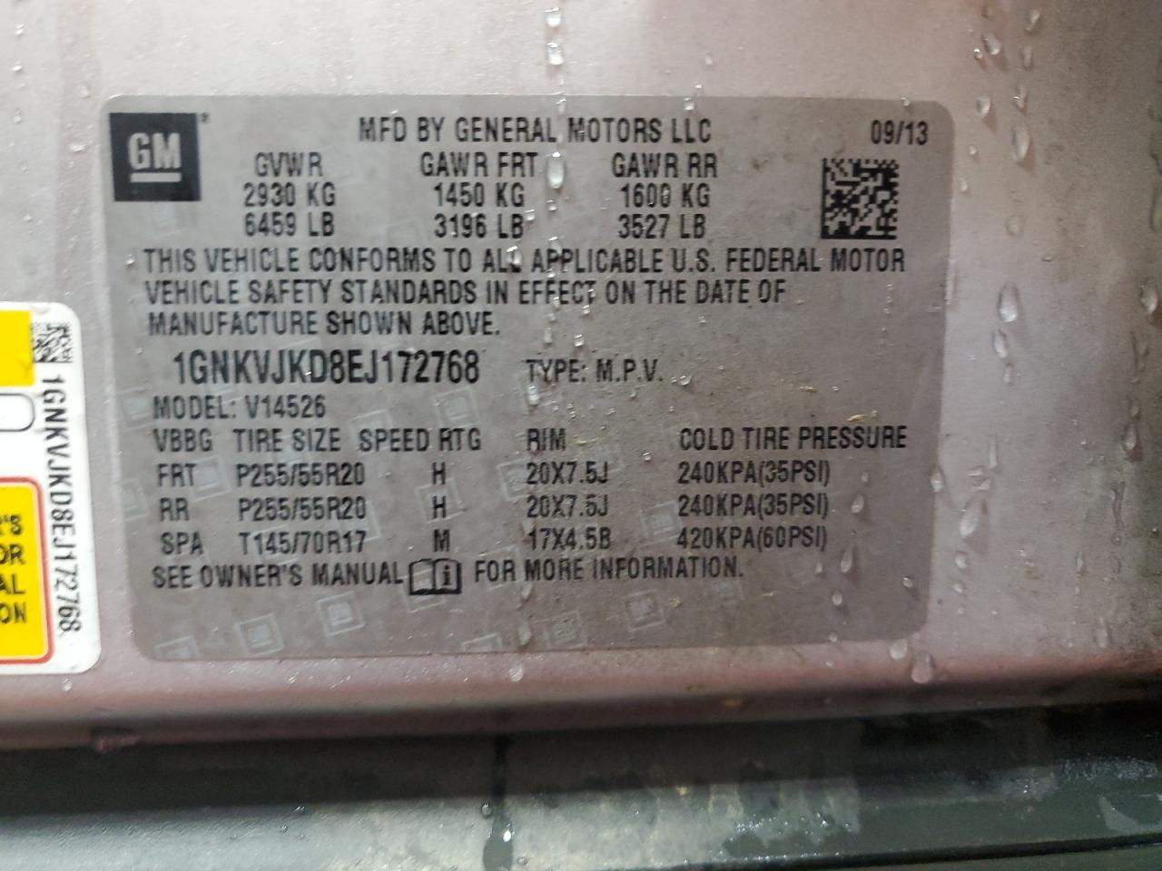 CHEVROLET TRAVERSE LTZ