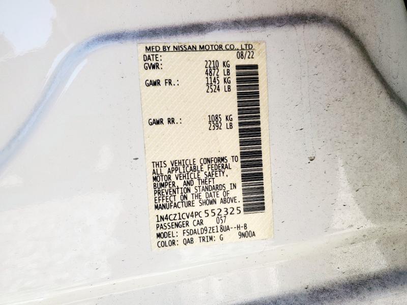 2023 NISSAN LEAF SV PL #3297351836