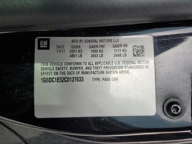 2012 CADILLAC CTS - 1G6DC1E32C0127633