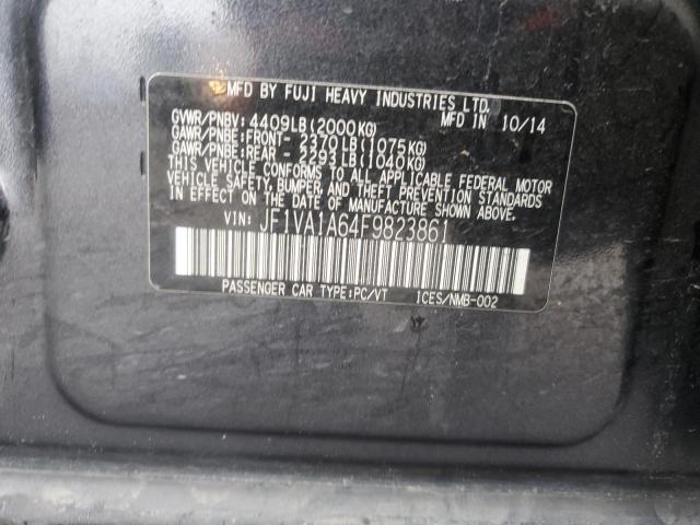 2015 SUBARU WRX #3297272381