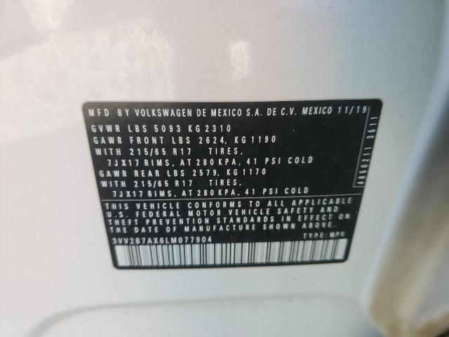 2020 VOLKSWAGEN TIGUAN SE #3290220235