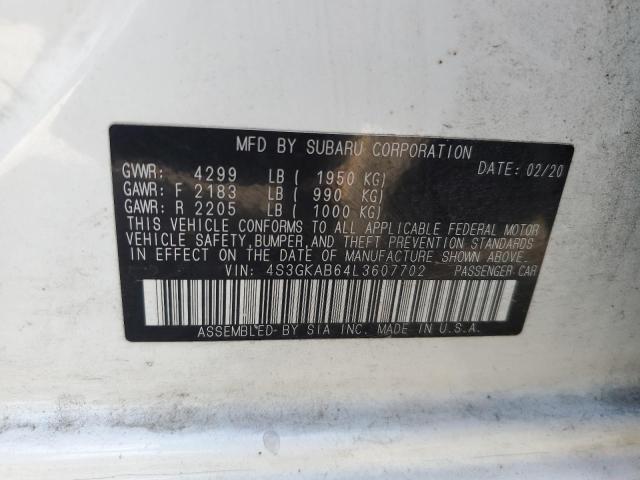 2020 SUBARU IMPREZA - 4S3GKAB64L3607702