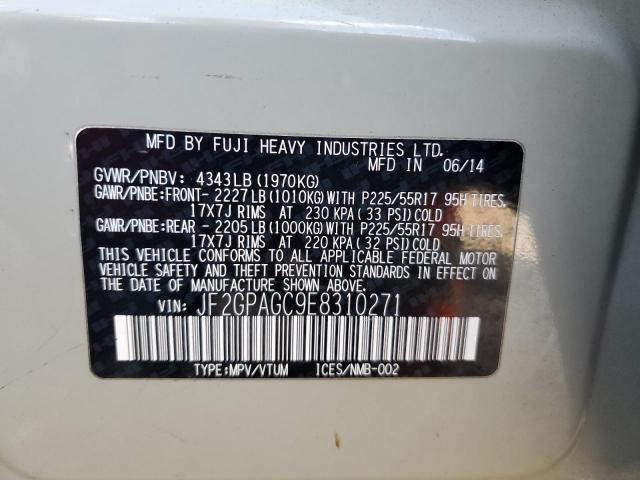 2014 SUBARU XV CROSSTR #3302868920