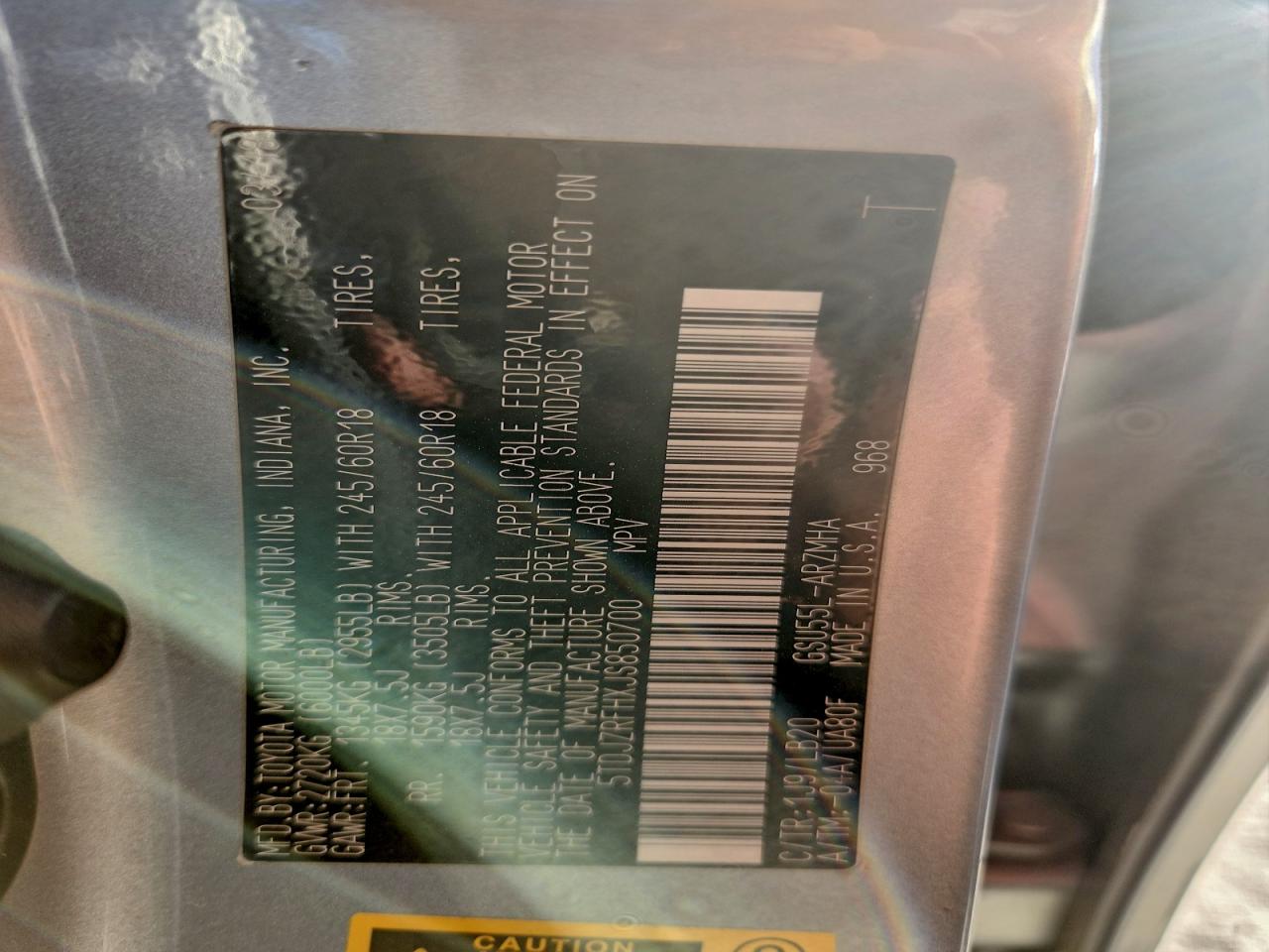 TOYOTA HIGHLANDER SE