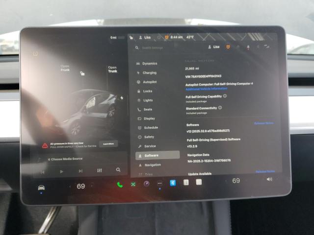 2023 TESLA MODEL Y - 7SAYGDEE4PF843143