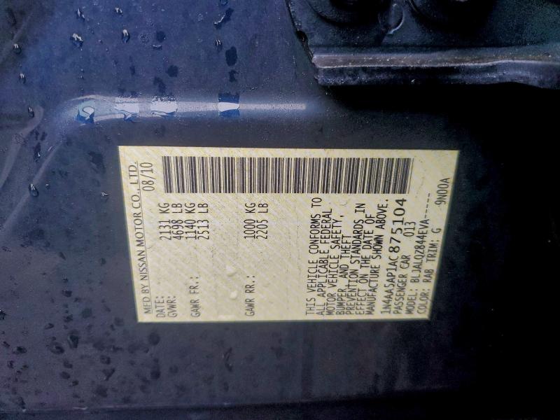 2010 NISSAN MAXIMA S #3297923796