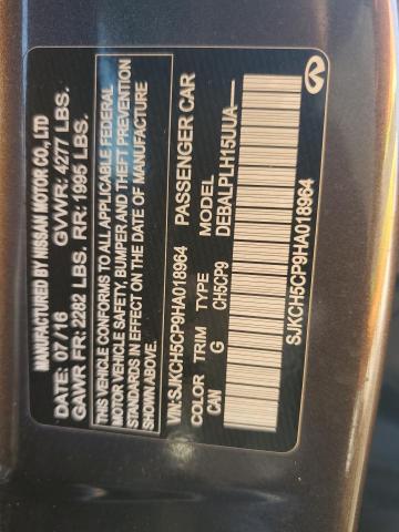 2017 INFINITI QX30 BASE #3308310197