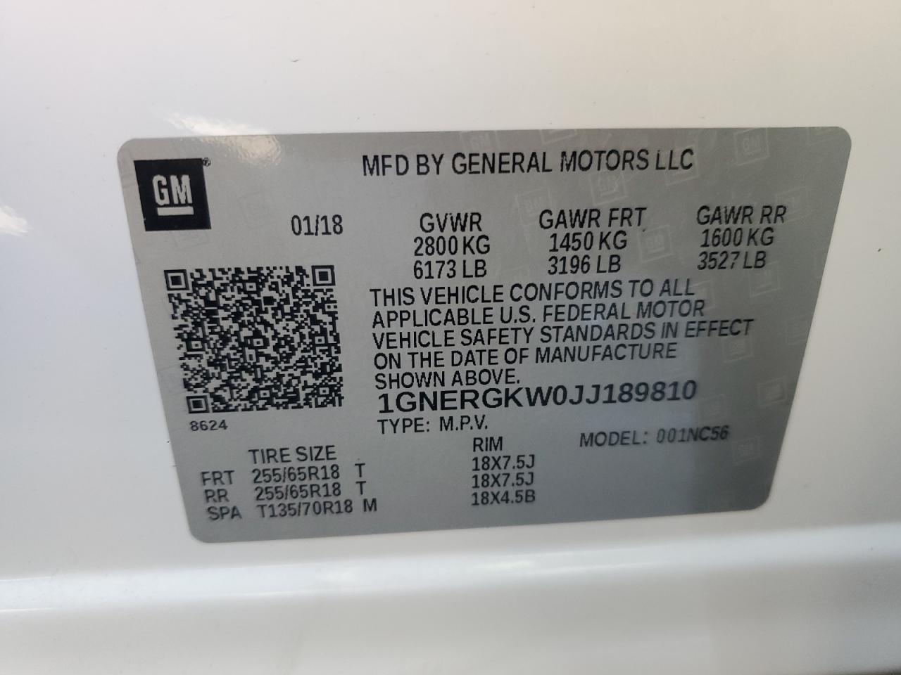 CHEVROLET TRAVERSE LT