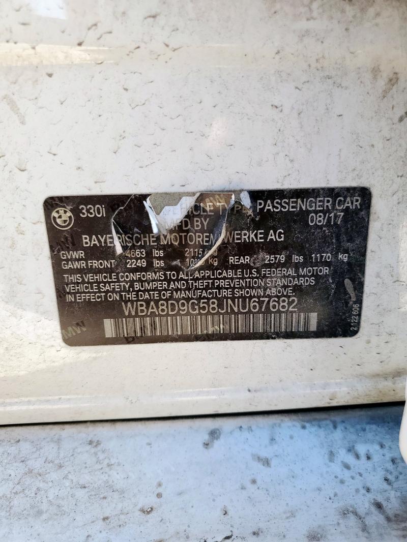 2018 BMW 330 XI #3291200022