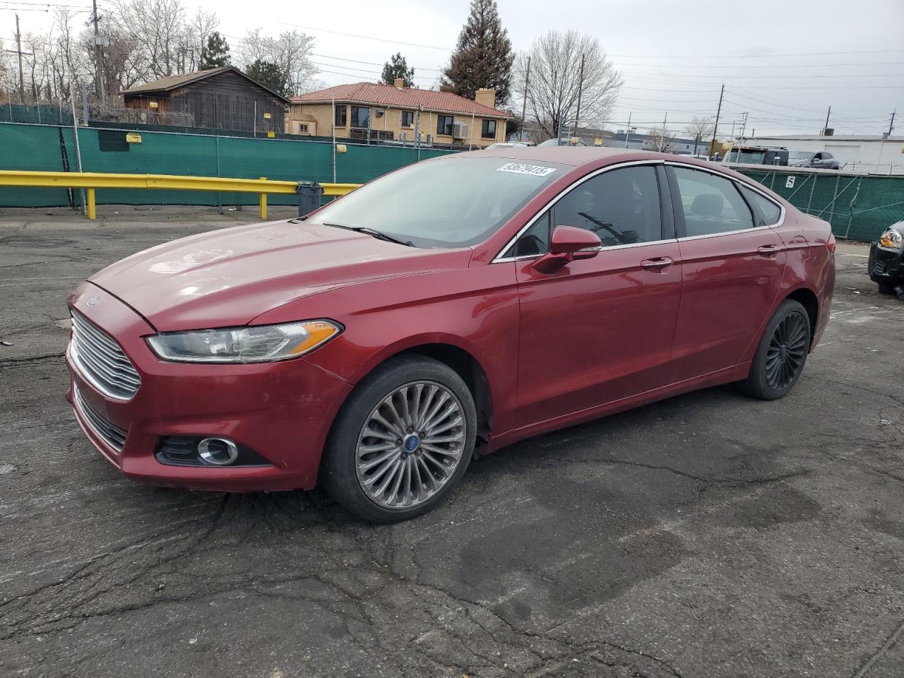Lot #3297122486 2014 FORD FUSION TIT