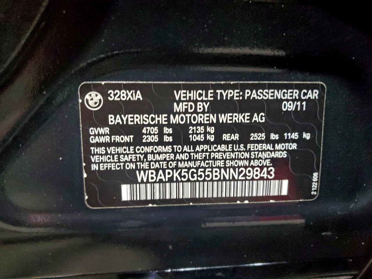 BMW 3 SERIES XI SULEV