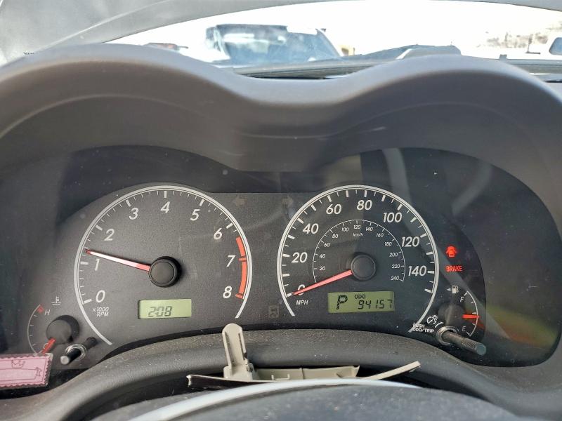 2009 TOYOTA COROLLA BA #3297319388