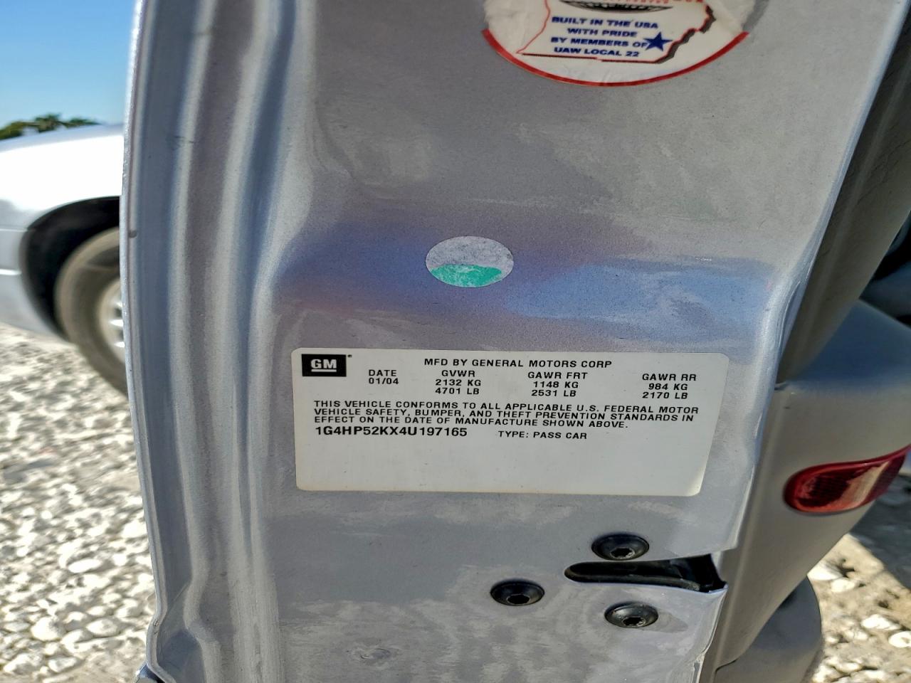 Lot #3302798967 2004 BUICK LESABRE CU