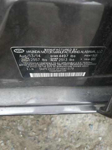 2015 HYUNDAI SONATA SE 5NPE24AF2FH061579