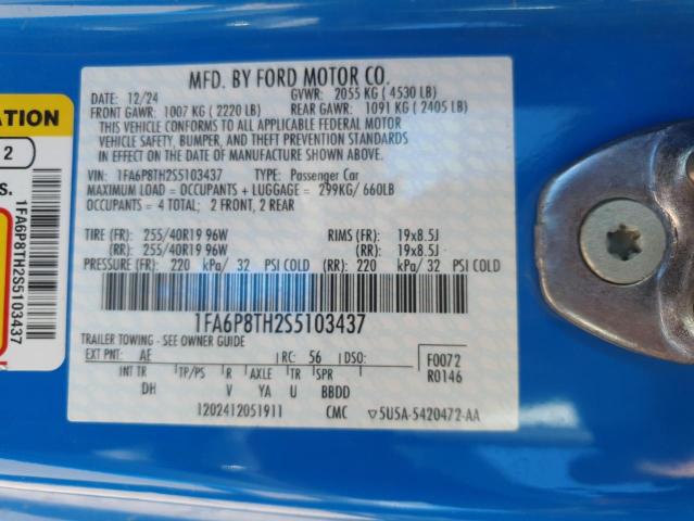 2025 FORD MUSTANG #3294813772