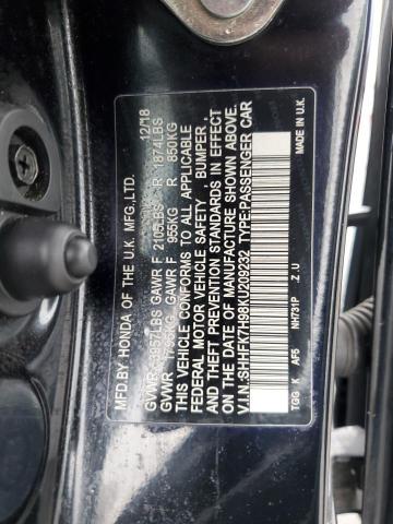 2019 HONDA CIVIC SPOR #3304714924