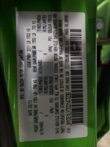 2012 MAZDA MAZDA2 #3302859945