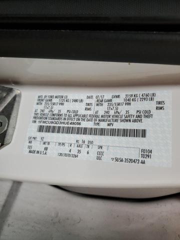 2017 FORD ESCAPE SE #3302509760